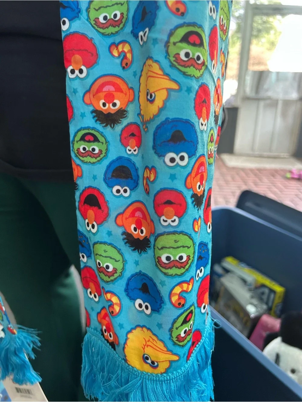 Sesame Street bright blue